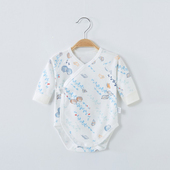 品牌专柜2024婴儿长袖 撤柜专区 包屁衣A类纯棉无骨连体衣春秋