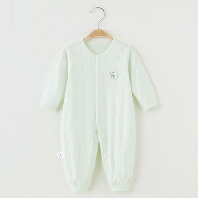 【撤柜专区】品牌专柜新生哈衣内衣爬服无骨柔软睡衣春秋薄款纯棉