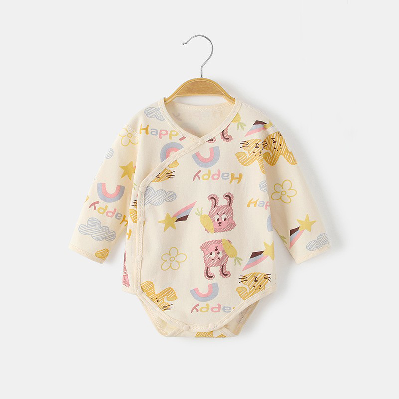 【撤柜专区】品牌专柜新生婴幼儿爬服纯棉无骨a类长袖包屁衣秋冬