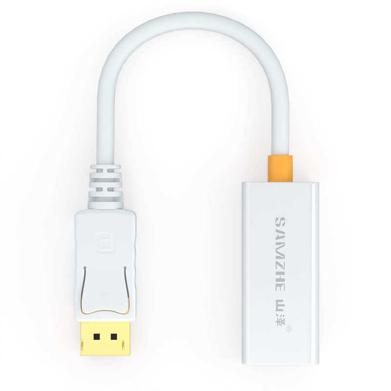 山泽DP转HDMI/DVI/VGA转接线1080P高清displayport公转母转换器