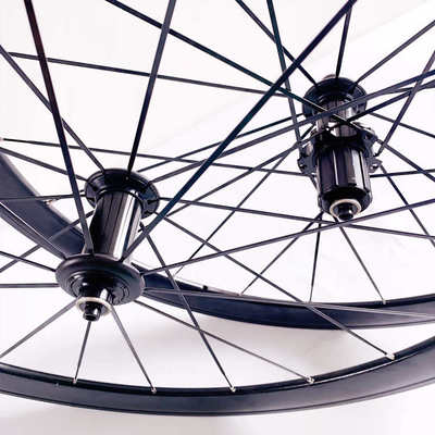 无标框高50MM公路自行车V/C/圈刹直拉破风协达扁条700C轮组