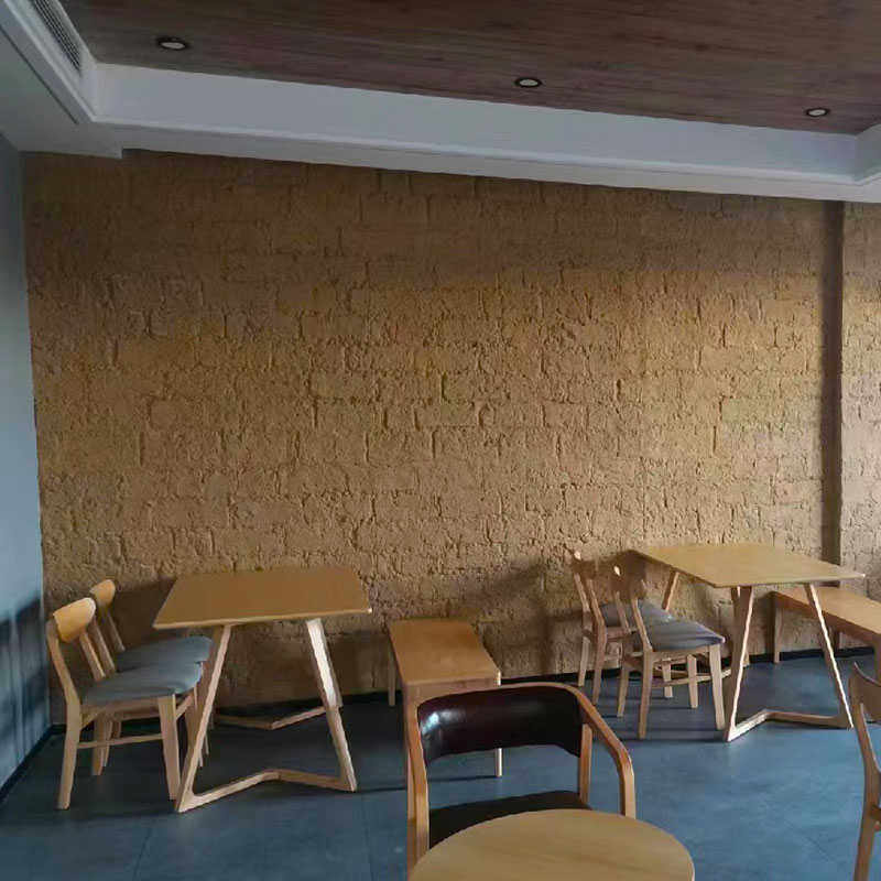 土砖墙板柔性夯土墙超薄软瓷墙面装饰板材新型装修材料仿古泥土墙