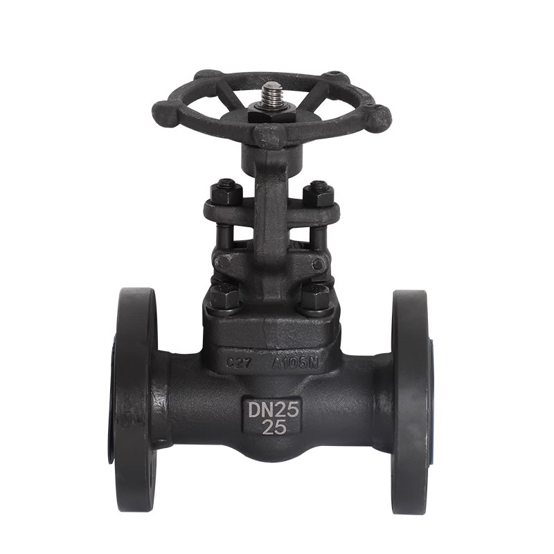 锻钢法兰截止阀闸阀J/Z41H导热油蒸汽高温高压A105锻造阀门4分6分