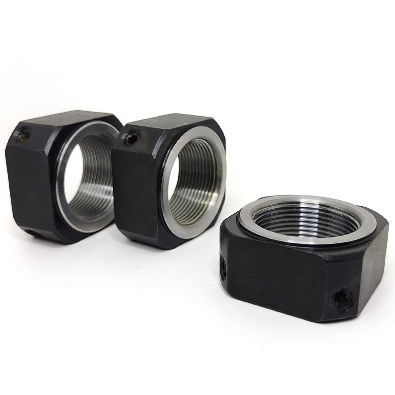 RN方型锁紧螺母方形螺母止退防松螺帽双K顶铜防滑滚珠丝杠锁紧螺