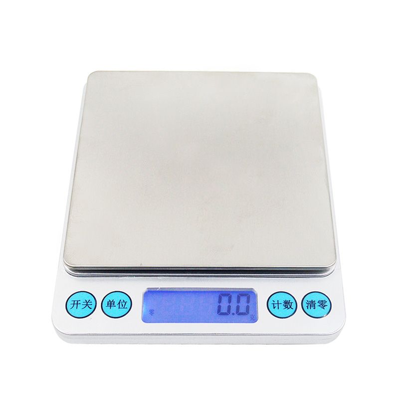 电子秤高精度家用商用小型精准0.1g克台秤厨房烘焙称重8种单位