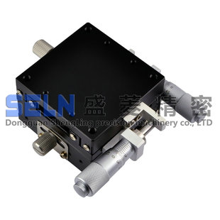 钢条滚珠导轨型手动工作台 R位移微调测量平台 售 XY轴滑台LGY60