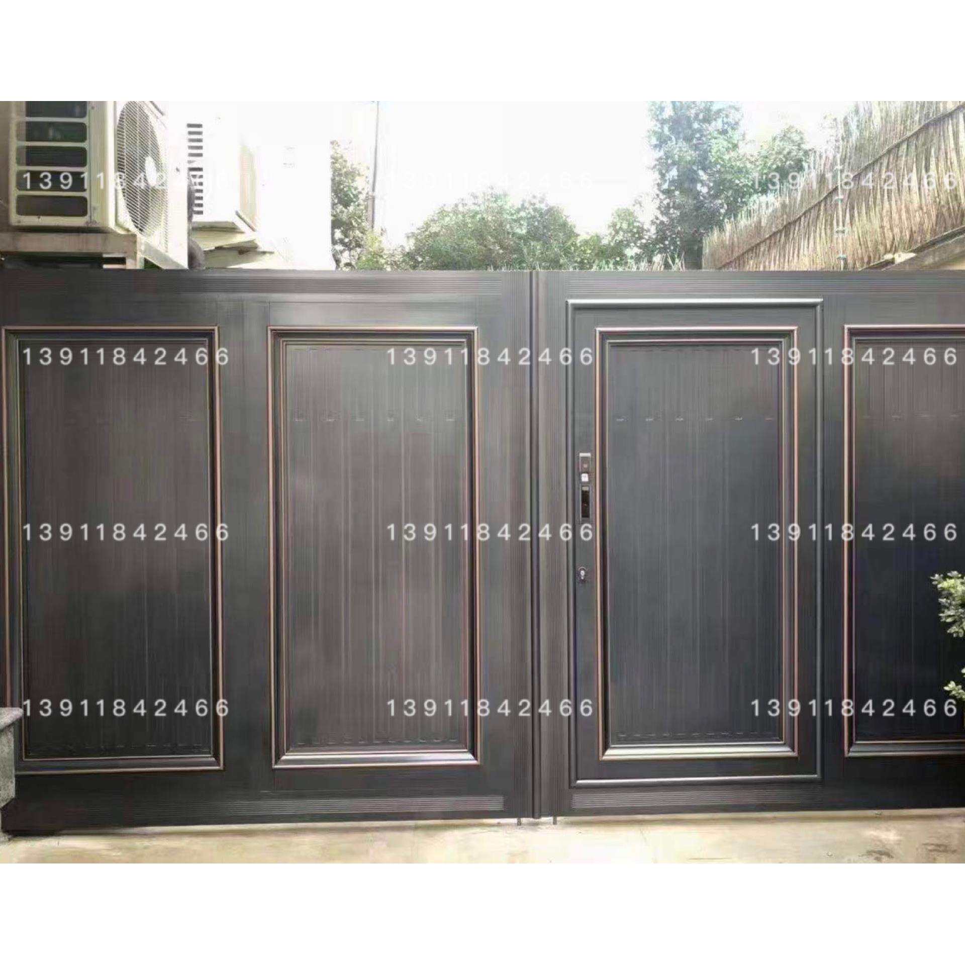 新中式仿古纯铜门锌合金大门农村家用庭院大门可订入户大门