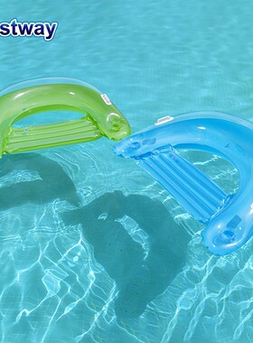 Bestway43118水上充气床躺椅懒人椅泳池坐圈充气戏水装备 浮排