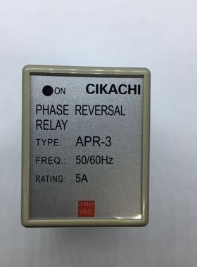 CIKACHI台湾嘉阳APR-3AC380V5A防止逆向继电器PHASEREVERSALRELAY