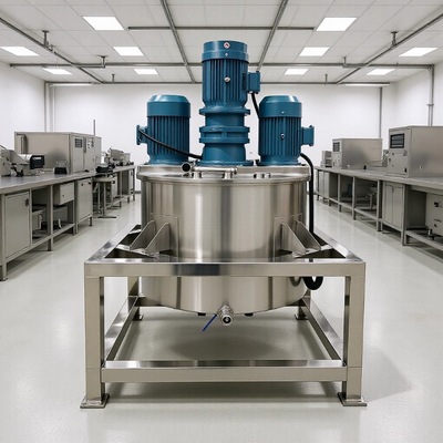 小型加热搅拌罐 衬塑防腐涂层混合罐 500L加药池搅拌机东莞厂家