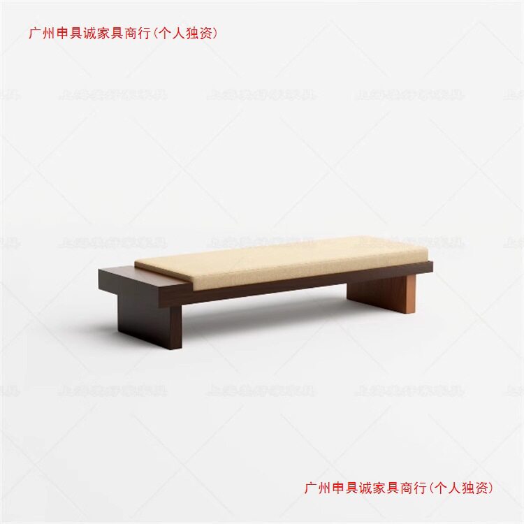 北欧设计师创意衣帽间玄关实木布艺换鞋凳简约客厅长凳卧室床尾凳