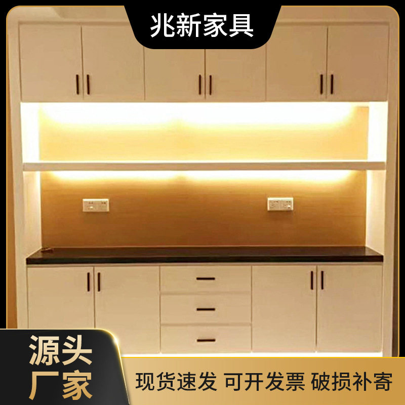 全屋家具设计多层板榻榻米酒柜