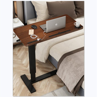 床边桌懒人电脑桌可升降移动折叠桌家用卧室床边办公学习沙发边桌