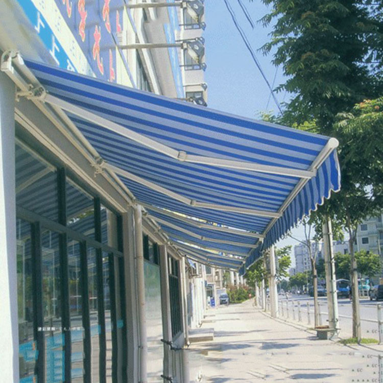 直供户外伸缩篷彩蓬店铺折叠遮阳蓬固定蓬雨篷摊位遮阳挡雨篷手动