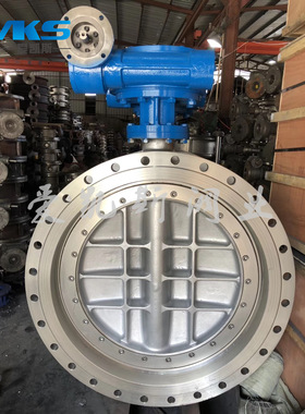 D343H/W法兰对夹式金属硬密封蝶阀三偏心式涡轮蒸汽不锈钢DN50