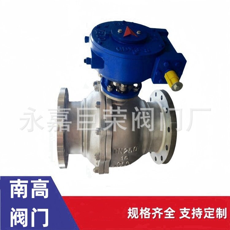 Q341F手动涡轮全焊接球阀法兰连接全通径铸钢材质
