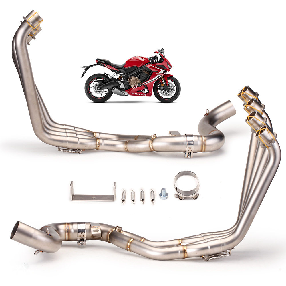 适用本田CBR650R改装排气不锈钢前段CBR650F全段排气2014-2019款