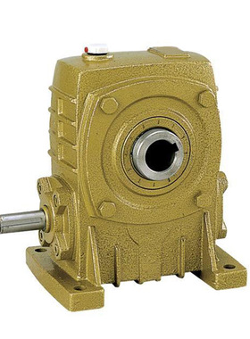 卧式减速机 WPKA120-20蜗杆蜗轮减速器 节省制动装置