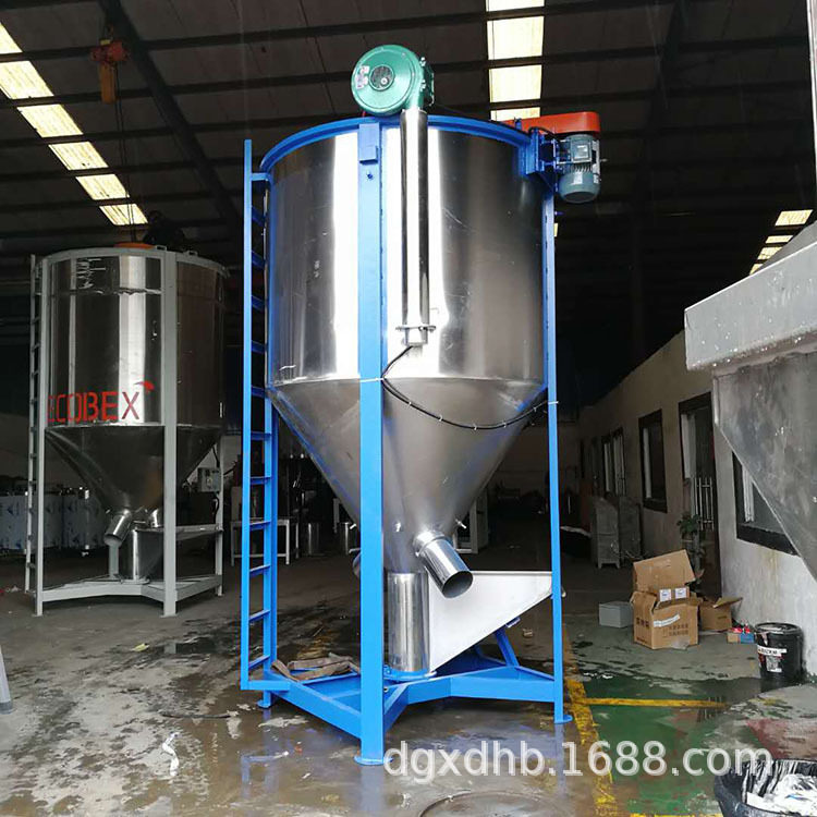 PP颗粒搅拌机ABS加热搅拌桶304不锈钢混合机大中小型立式搅拌机