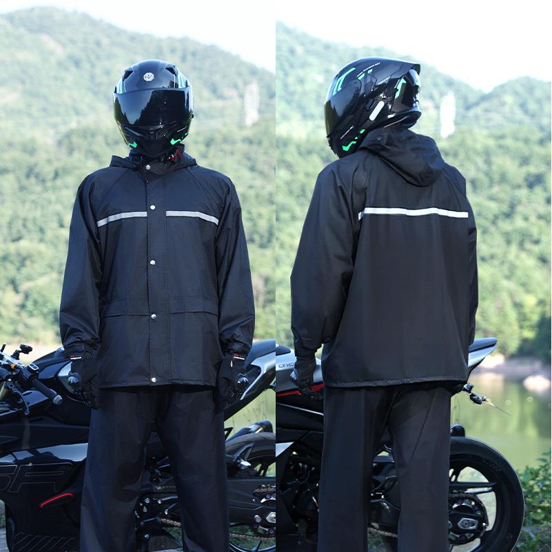 成人雨衣套装执勤外卖分体式雨衣雨裤套装户外骑行电动车雨衣