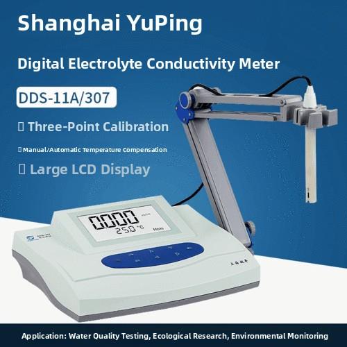 上海悦平Dds-11A Dds-307液晶屏数显台式电导率仪电导率仪测试仪
