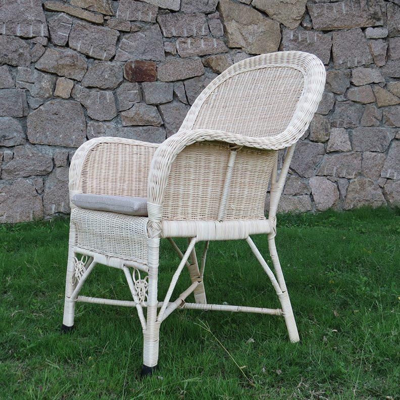 靠背椅腾老式藤椅靠椅家用单人滕真椅藤椅天然编椅子藤椅子老人滕