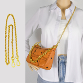 适用mcm麻将包改造链条肩带信封包金属包包链子单买斜跨包带配件