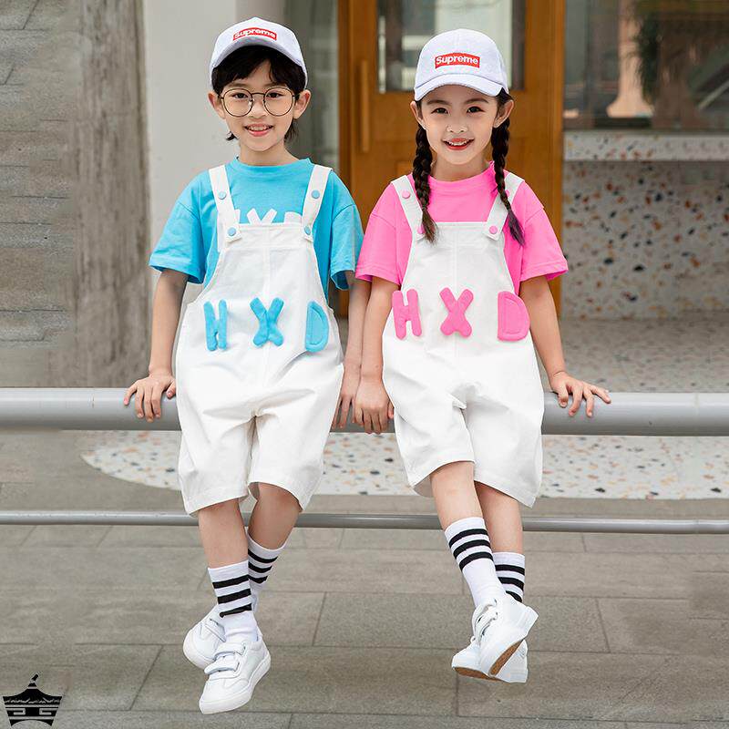 幼儿园六一表演服装舞蹈儿童背带裤小学生大小班演出男女童毕业照