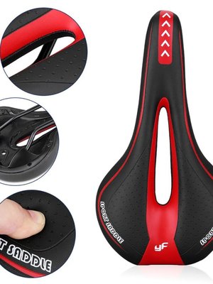 Bicycle Seat Saddle Soft Comfortable MTB Breathable Hollow S