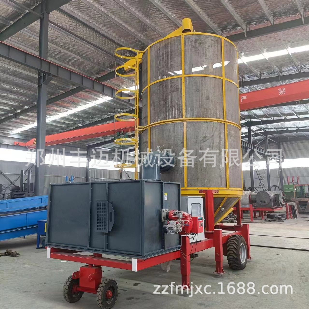 移动式稻谷烘干机 10吨粮食烘干设备 玉米小麦烘干机 运行成本低