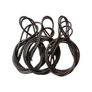 插编钢丝绳起重吊装双扣吊索具编头子起重工具钢丝绳14mm16mm18mm