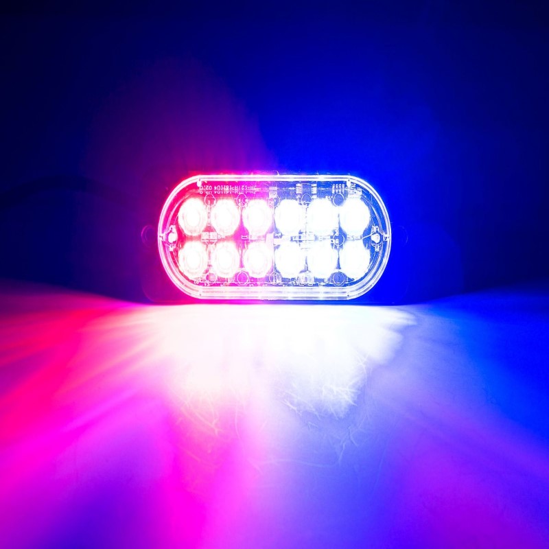 源头工厂：超薄爆闪灯遥控汽车12-24V车身侧边警示灯频闪灯12T-T6