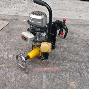 起重轨钻眼器钢轨开孔空心钻头打眼机QU120轨道电动钻孔机