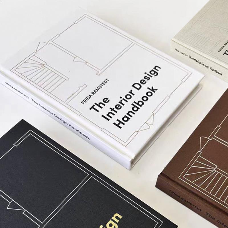 黑白棕米装饰真书网红可翻页风格样板房书柜桌面软装陈列装饰书