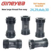 景晔Gineyea T47螺纹中轴86.5碳纤维公路螺纹对锁中轴DUB曲柄24mm