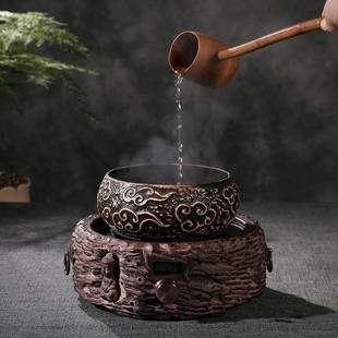 茶勺水勺分茶勺水瓢竹子长柄小日式工茶道工艺舀水木制盛水茶具道