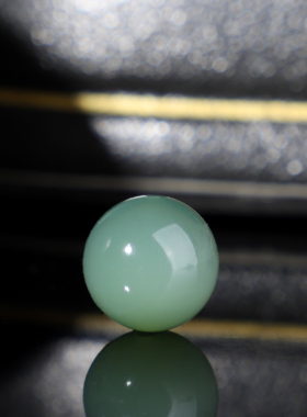 毕业级碧玉鸭蛋青圆珠散珠单颗