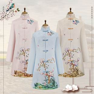 高端女全套真丝寿服老人去世丧葬棉服现代对襟大寿送终老衣七件套