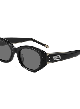 GM猫眼墨镜女窄框眼镜男方圆脸