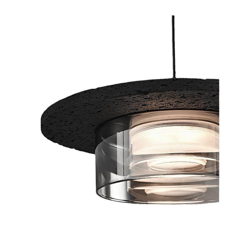 全铜意式极简卧室床头吊灯现代简约黑洞石餐厅吧台玄关玻璃吊灯,家装灯饰光源,智能吊灯,淘宝优惠券,粉丝福利购,淘宝优惠卷