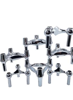 新中式创意三角烛台装饰摆件软装欧式家居样板间三角拼接烛台