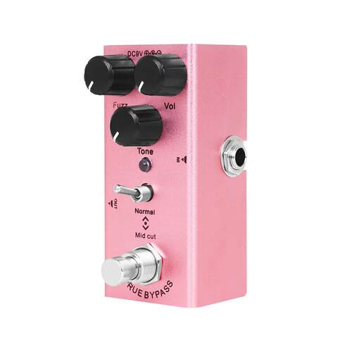 爆款迷你电吉他效果器电吉他贝司Fuzz法兹降噪单块效果器