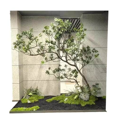 仿真马醉木假树绿植造景装饰植物造景酒店橱窗大型室内摆件装饰树