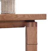 白蜡木日式 原木大板桌家用客厅大长书桌橡木北欧实木餐桌莫比恩桌