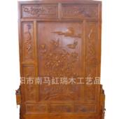 花开富贵200x220cm实木屏风家用屏风隔断办公屏风