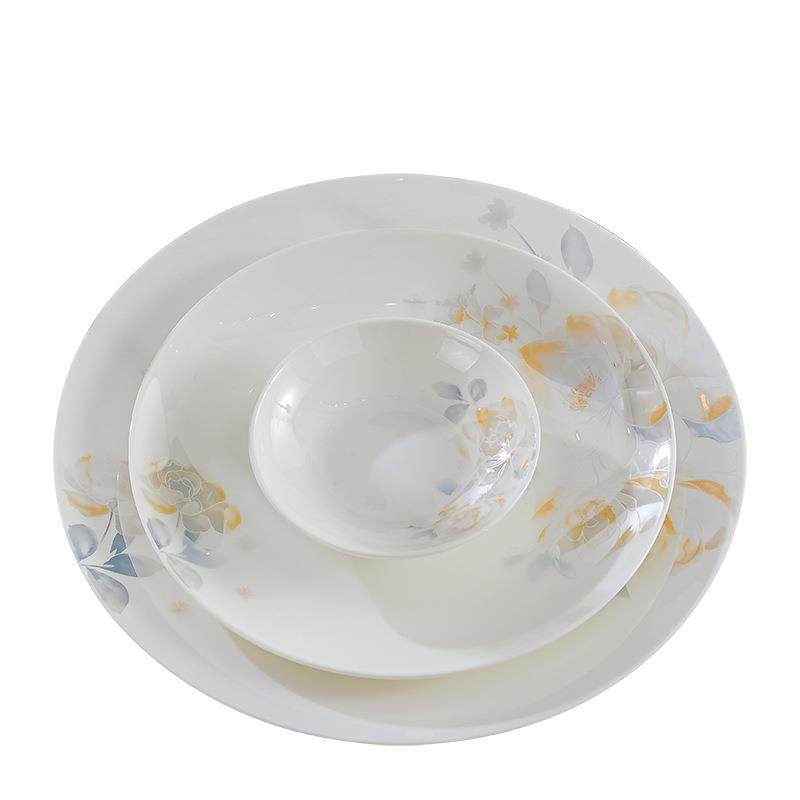 陶瓷餐具碗碟景德镇骨瓷碗盘筷子组合全套家用公司礼品礼盒,餐饮具,餐具瓷器套装,淘宝优惠券,粉丝福利购,淘宝优惠卷