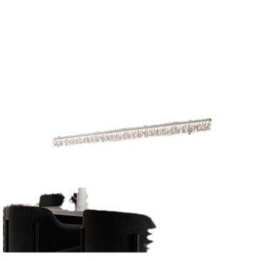 意式极简轻奢餐厅吊灯设计师高端铝材现代简约家用一字长条创意灯,家装灯饰光源,智能吊灯,淘宝优惠券,粉丝福利购,淘宝优惠卷