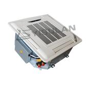 卡式 风机盘管四面出风天花机冷暖两用水空调卡式 风机盘管