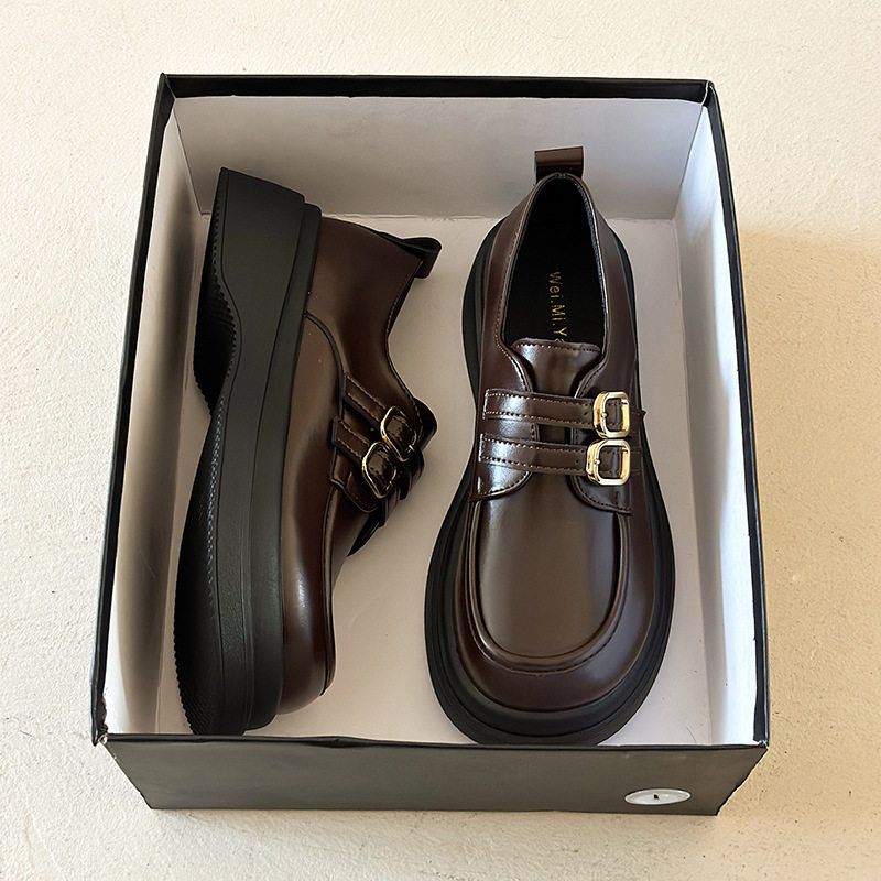 2026春秋新款真皮踩屎感乐福鞋女英伦JK小皮鞋厚底玛丽珍鞋单鞋,女鞋,玛丽珍鞋,淘宝优惠券,粉丝福利购,淘宝优惠卷