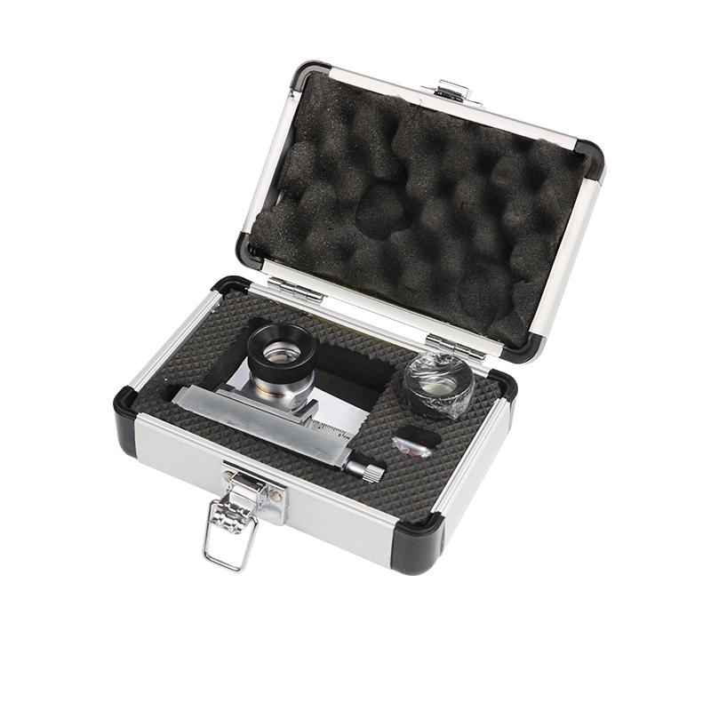 Y511b纺织 织物密度镜经纬镜分析镜面料双镜头照布镜光学10倍20倍